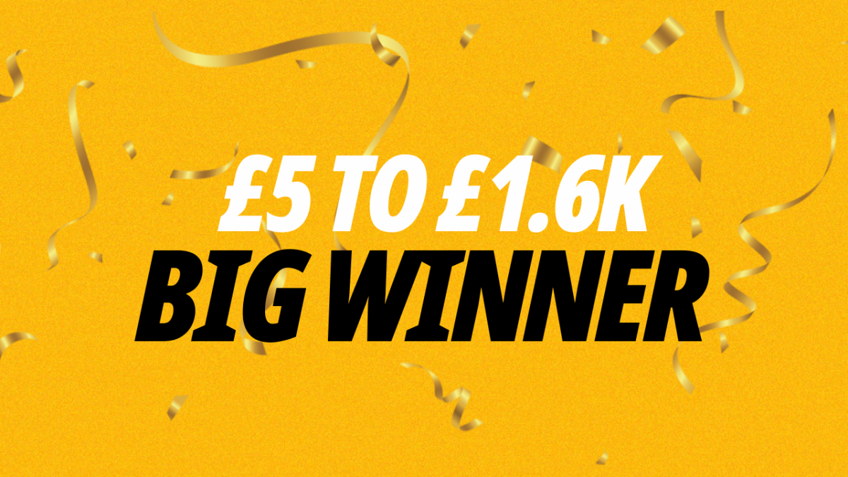 Betfair punter lands £1,600 winner from eight team ACCA